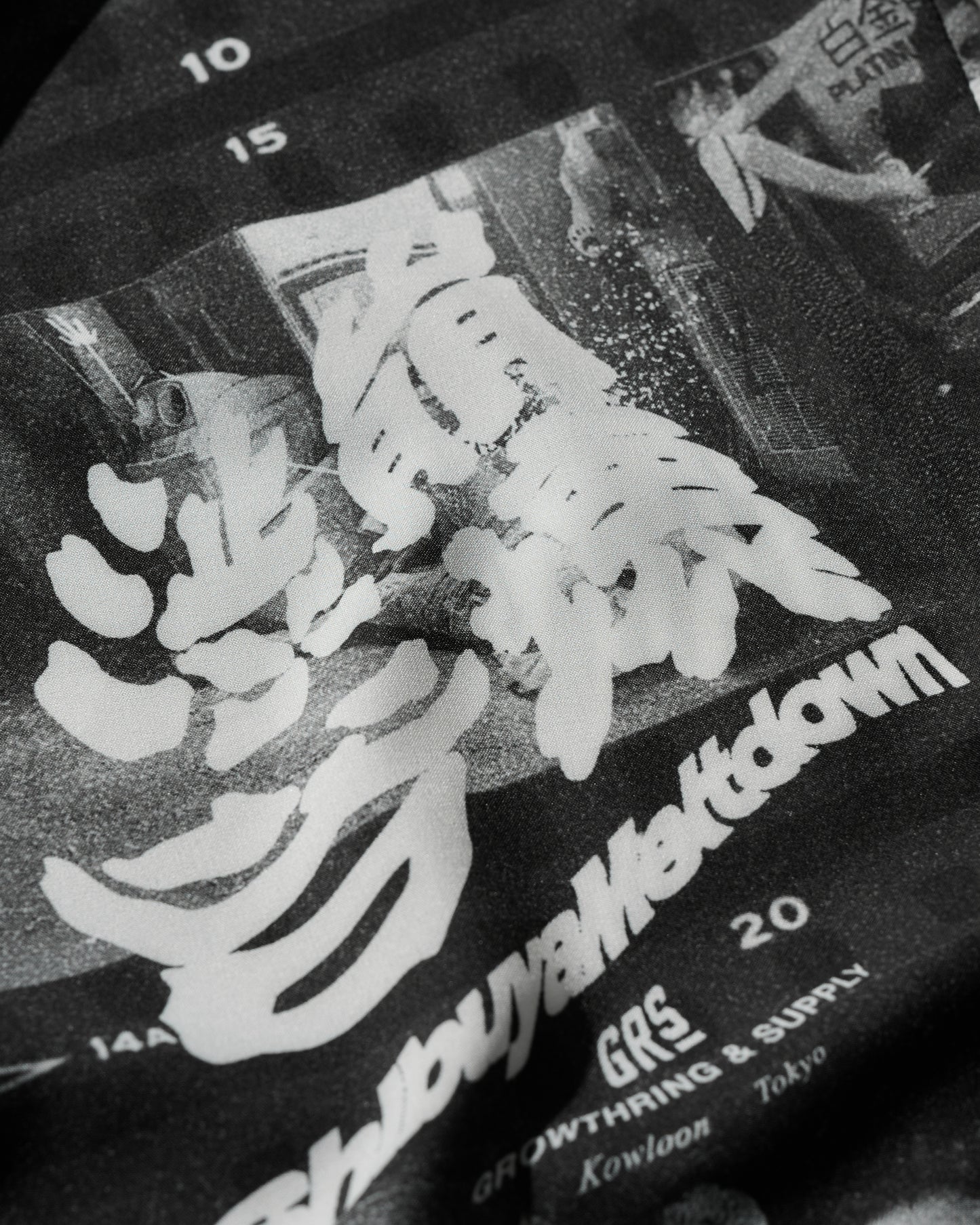 PHOTOPRINT SHIRT / BLACK & WHITE