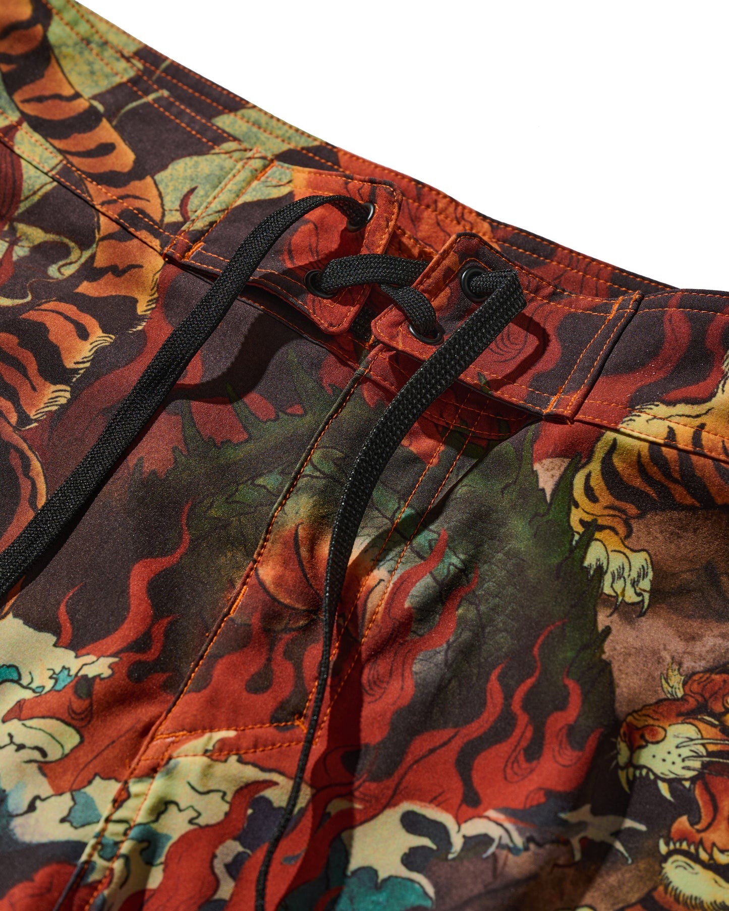 DOWNHILL TIGER & DRAGON SWIM SHORTS / ORIGIN