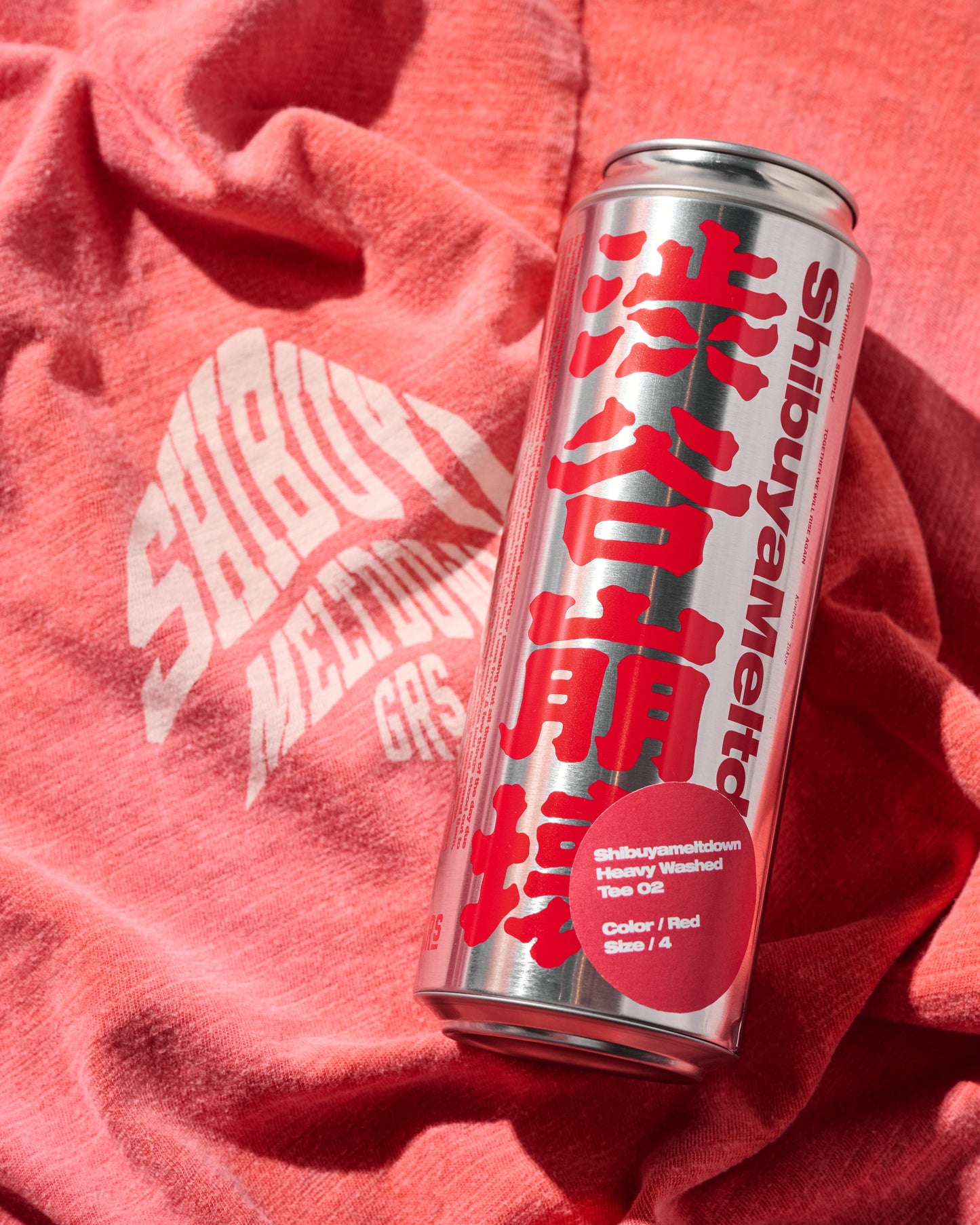 SHIBUYA MELTDOWN TEE 02 / RED