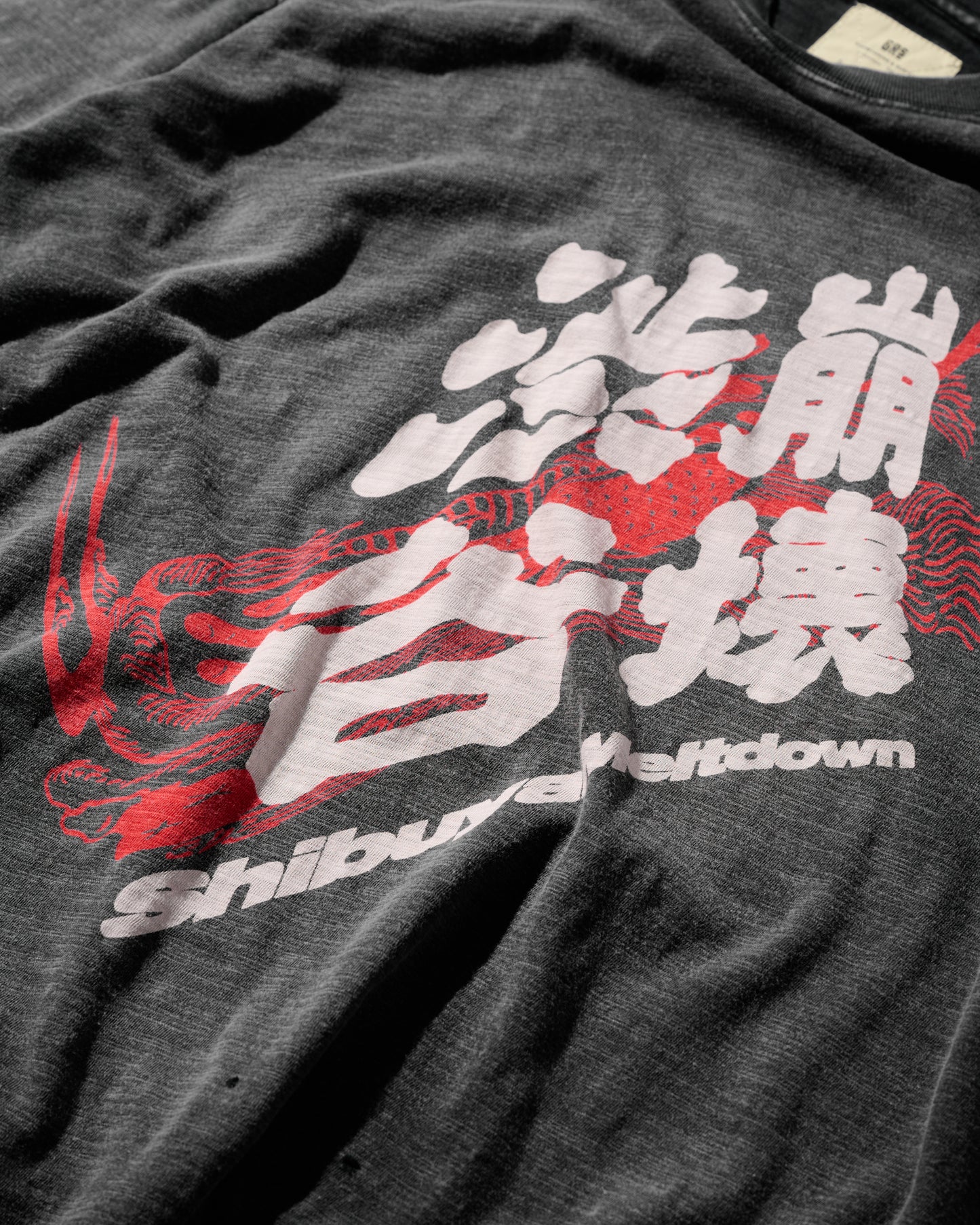 SHIBUYA MELTDOWN TEE 01 / BLACK