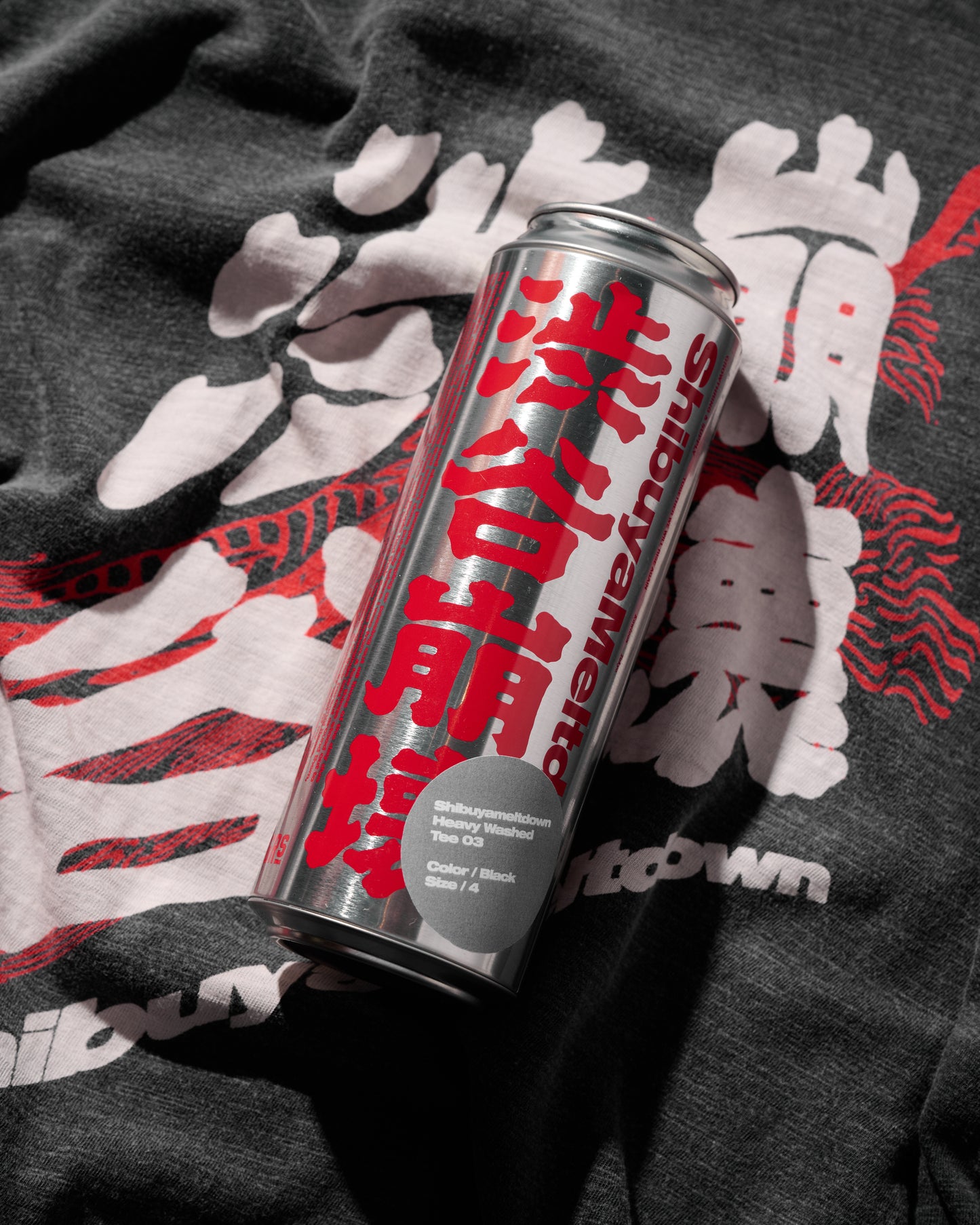 SHIBUYA MELTDOWN TEE 01 / BLACK