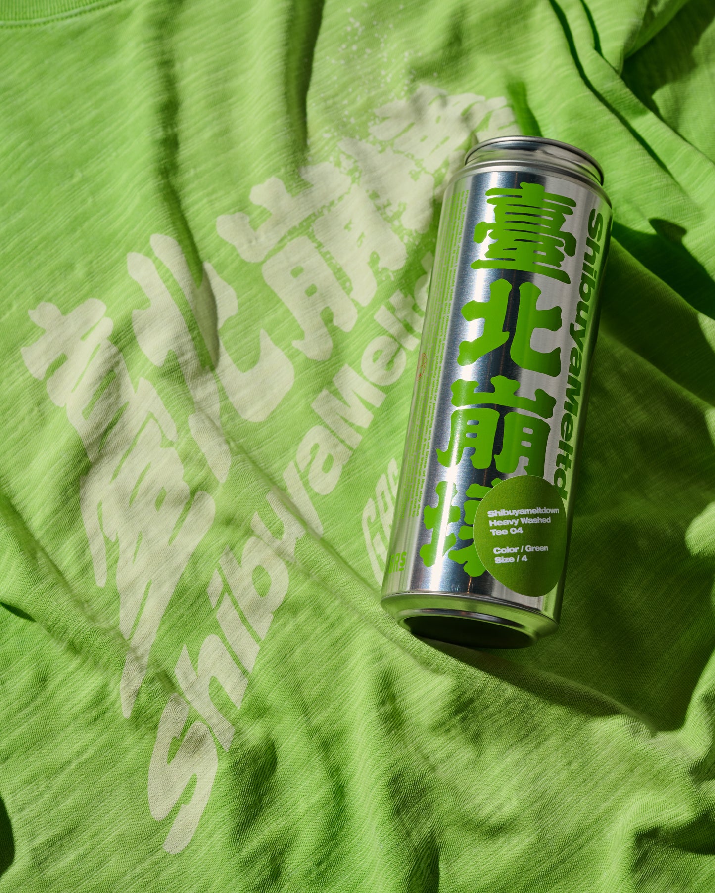 GRS X SHIBUYAMELTDOWN BEER CAN COMPRESSED TEE / 臺北崩壞 TYPE 2