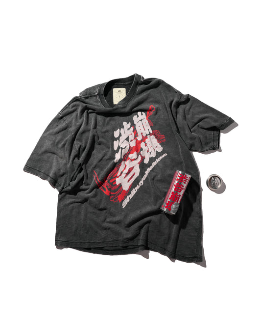 SHIBUYA MELTDOWN TEE 01 / BLACK