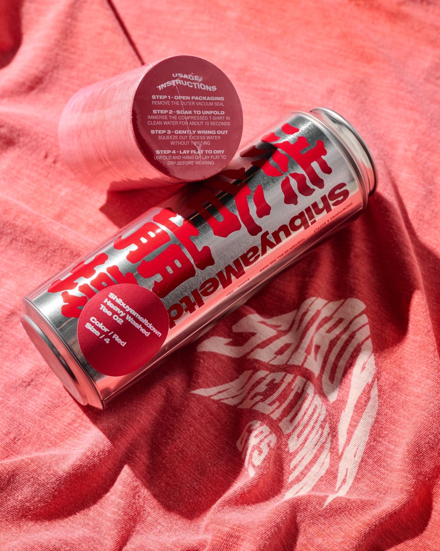 SHIBUYA MELTDOWN TEE 02 / RED