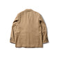 DOUBLE BREASTED TWEED BLAZER / TAN