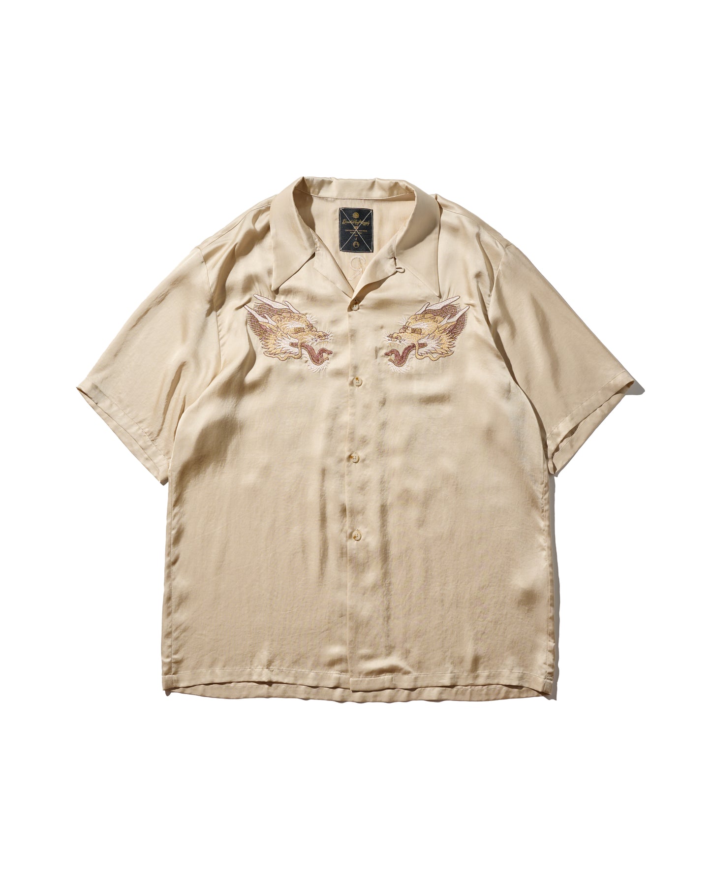 KOWLOON WALLED CITY SILK SHIRT / DESERT BEIGE