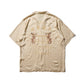 KOWLOON WALLED CITY SILK SHIRT / DESERT BEIGE