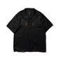 KOWLOON WALLED CITY SILK SHIRT / BLACK