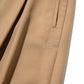 WIDE TWEED TROUSERS / TAN