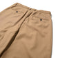 WIDE TWEED TROUSERS / TAN