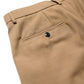 WIDE TWEED TROUSERS / TAN