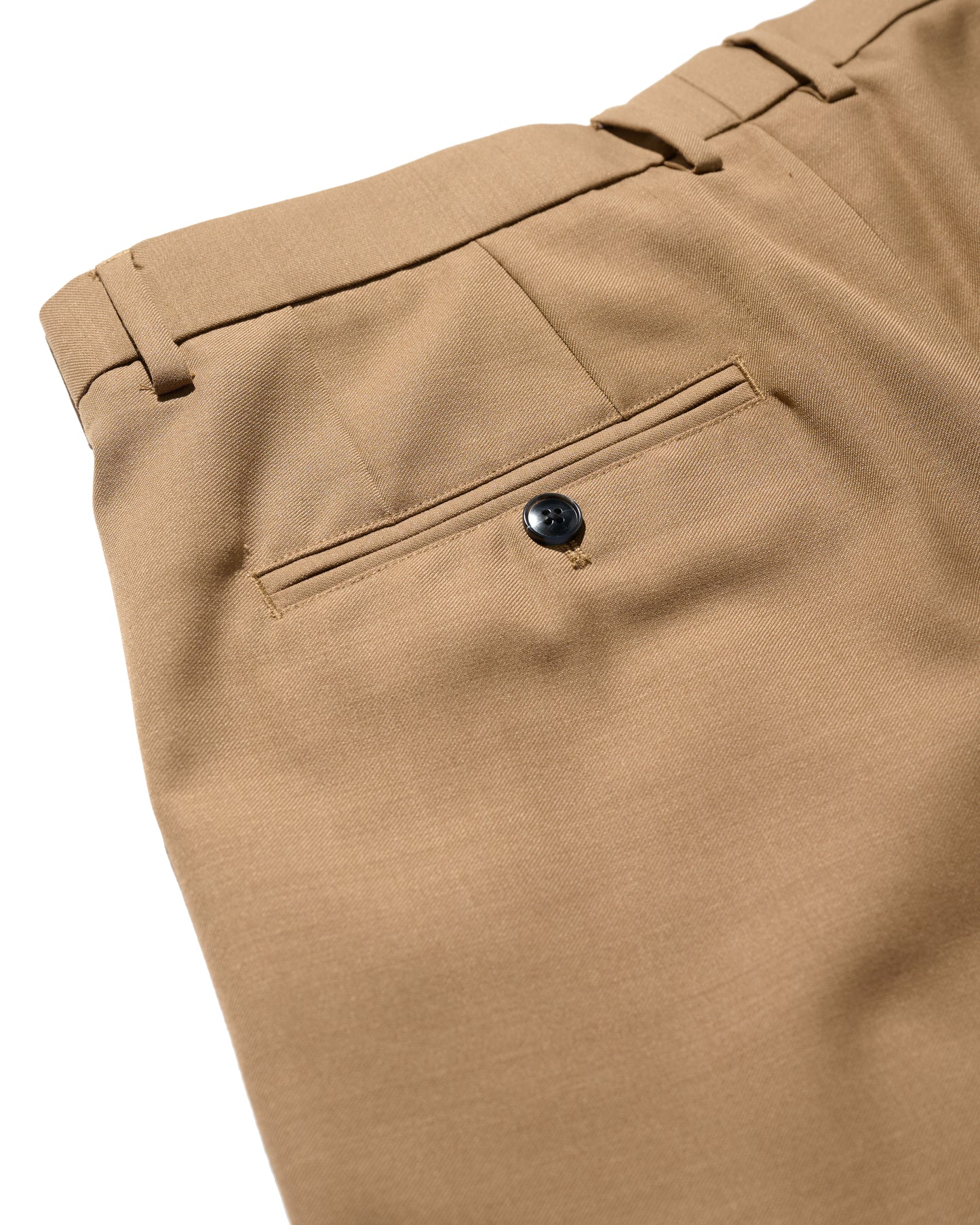 WIDE TWEED TROUSERS / TAN
