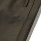 WIDE TWEED TROUSERS / COCOA BROWN
