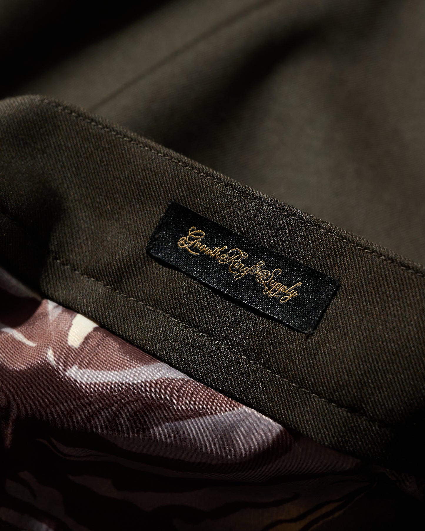 WIDE TWEED TROUSERS / COCOA BROWN