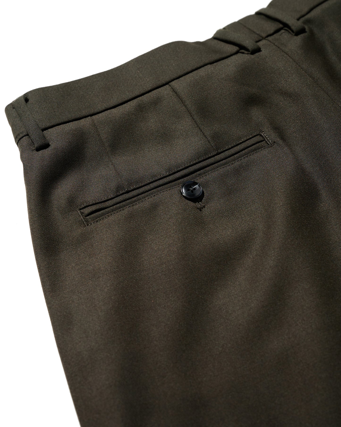 WIDE TWEED TROUSERS / COCOA BROWN