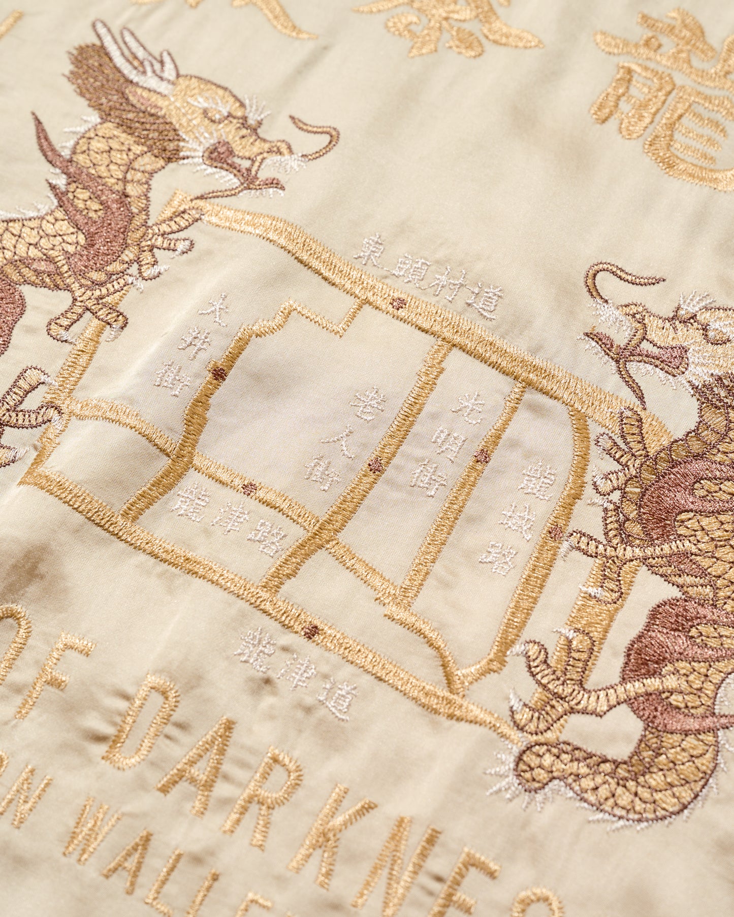 KOWLOON WALLED CITY SILK SHIRT / DESERT BEIGE