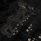 KOWLOON WALLED CITY SILK SHIRT / BLACK