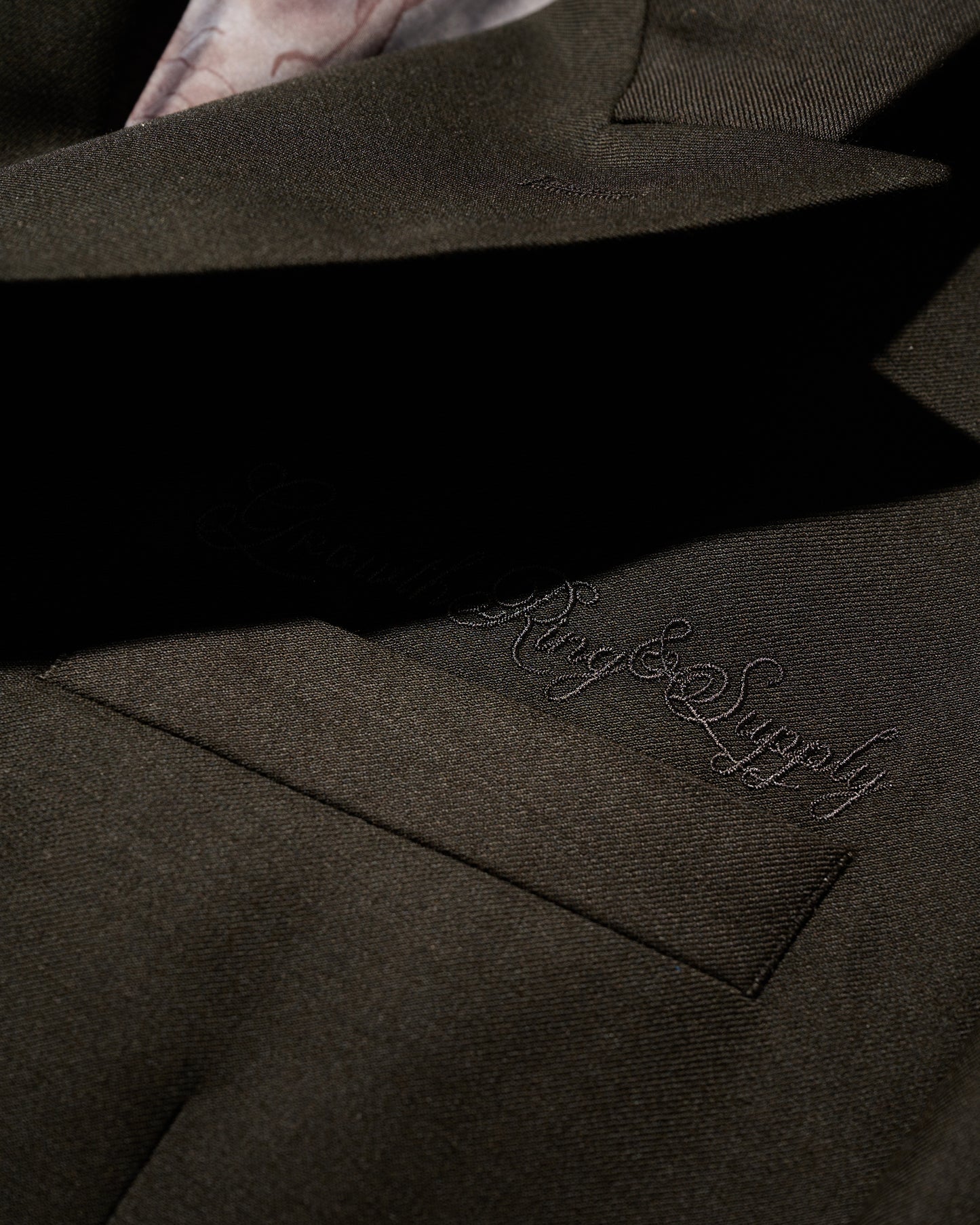 DOUBLE BREASTED TWEED BLAZER / COCOA BROWN