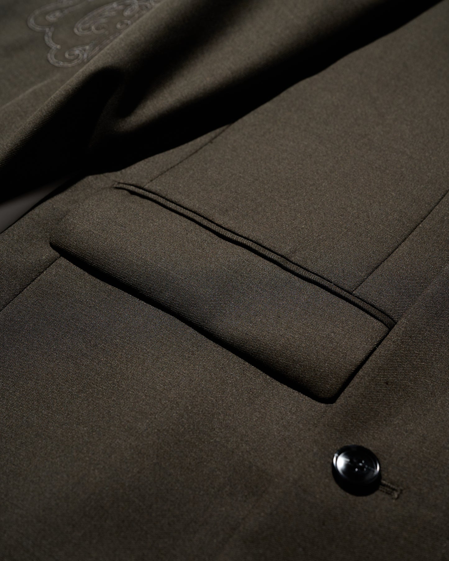 DOUBLE BREASTED TWEED BLAZER / COCOA BROWN