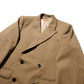 DOUBLE BREASTED TWEED BLAZER / TAN