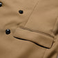 DOUBLE BREASTED TWEED BLAZER / TAN