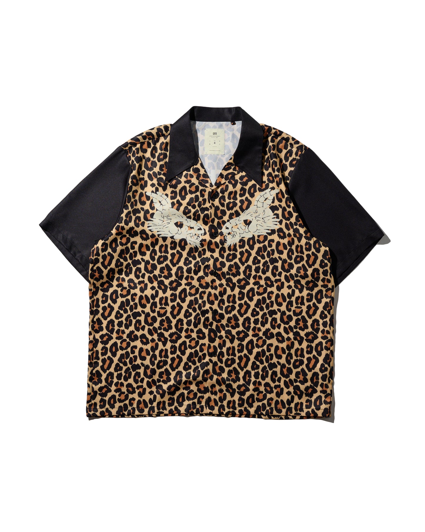 GRS LEOPARD OPEN COLLAR SHIRT / LEOPARD