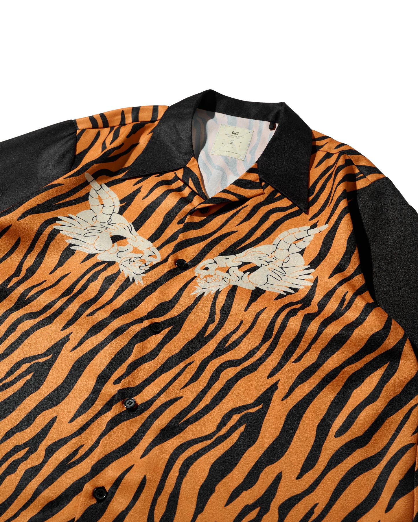 GRS TIGER OPEN COLLAR SHIRT / TIGER
