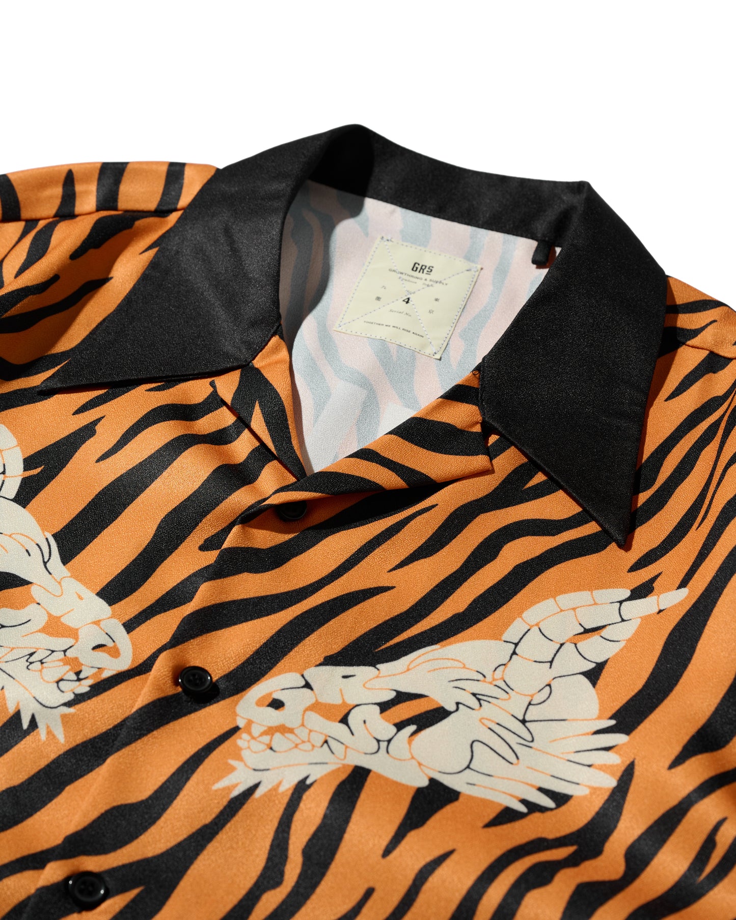 GRS TIGER OPEN COLLAR SHIRT / TIGER