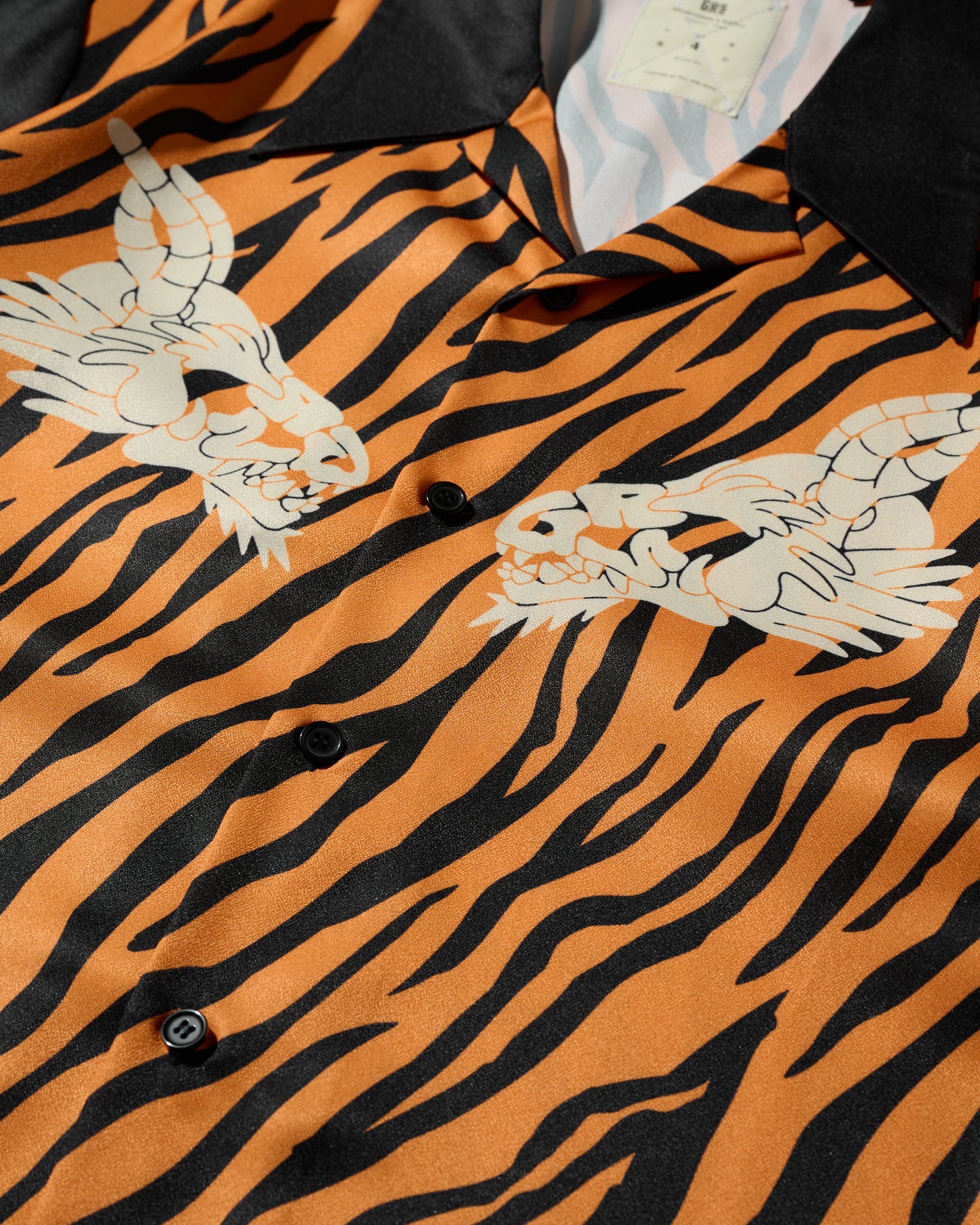 GRS TIGER OPEN COLLAR SHIRT / TIGER