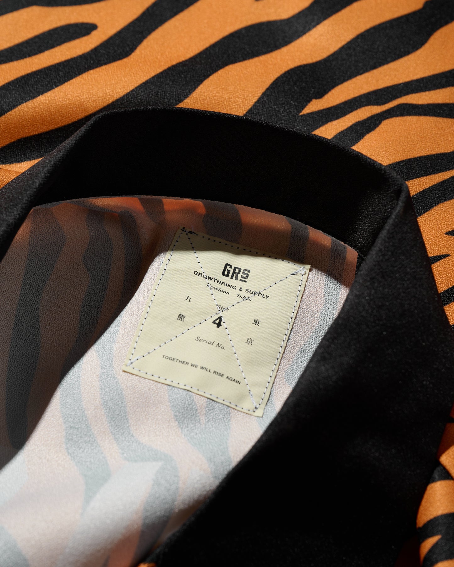 GRS TIGER OPEN COLLAR SHIRT / TIGER