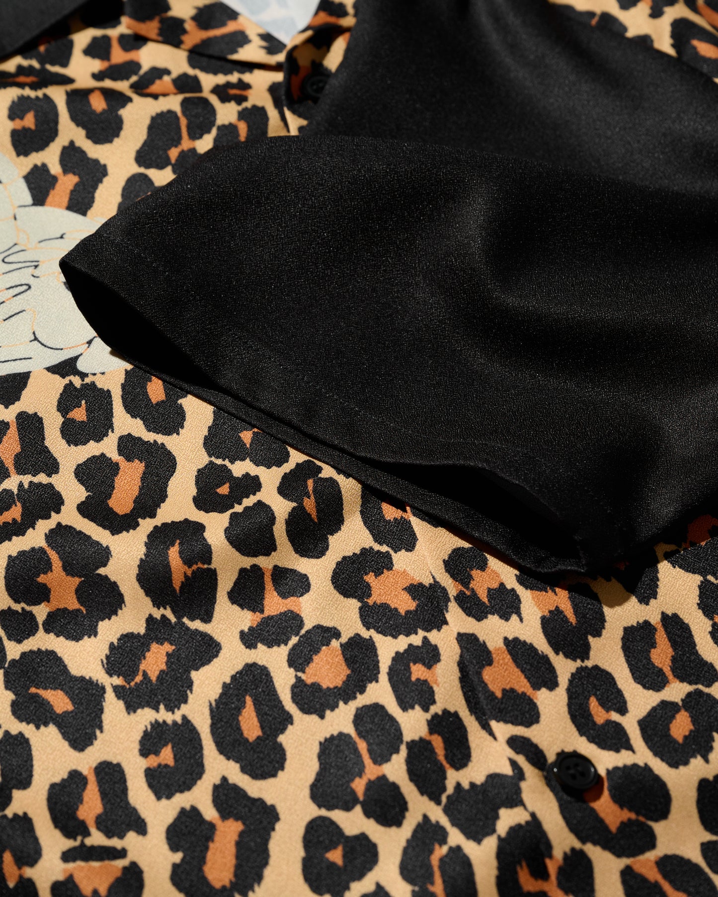 GRS LEOPARD OPEN COLLAR SHIRT / LEOPARD