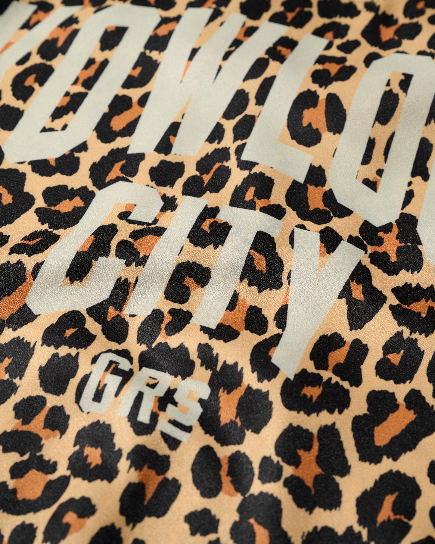 GRS LEOPARD OPEN COLLAR SHIRT / LEOPARD