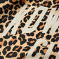 GRS LEOPARD OPEN COLLAR SHIRT / LEOPARD