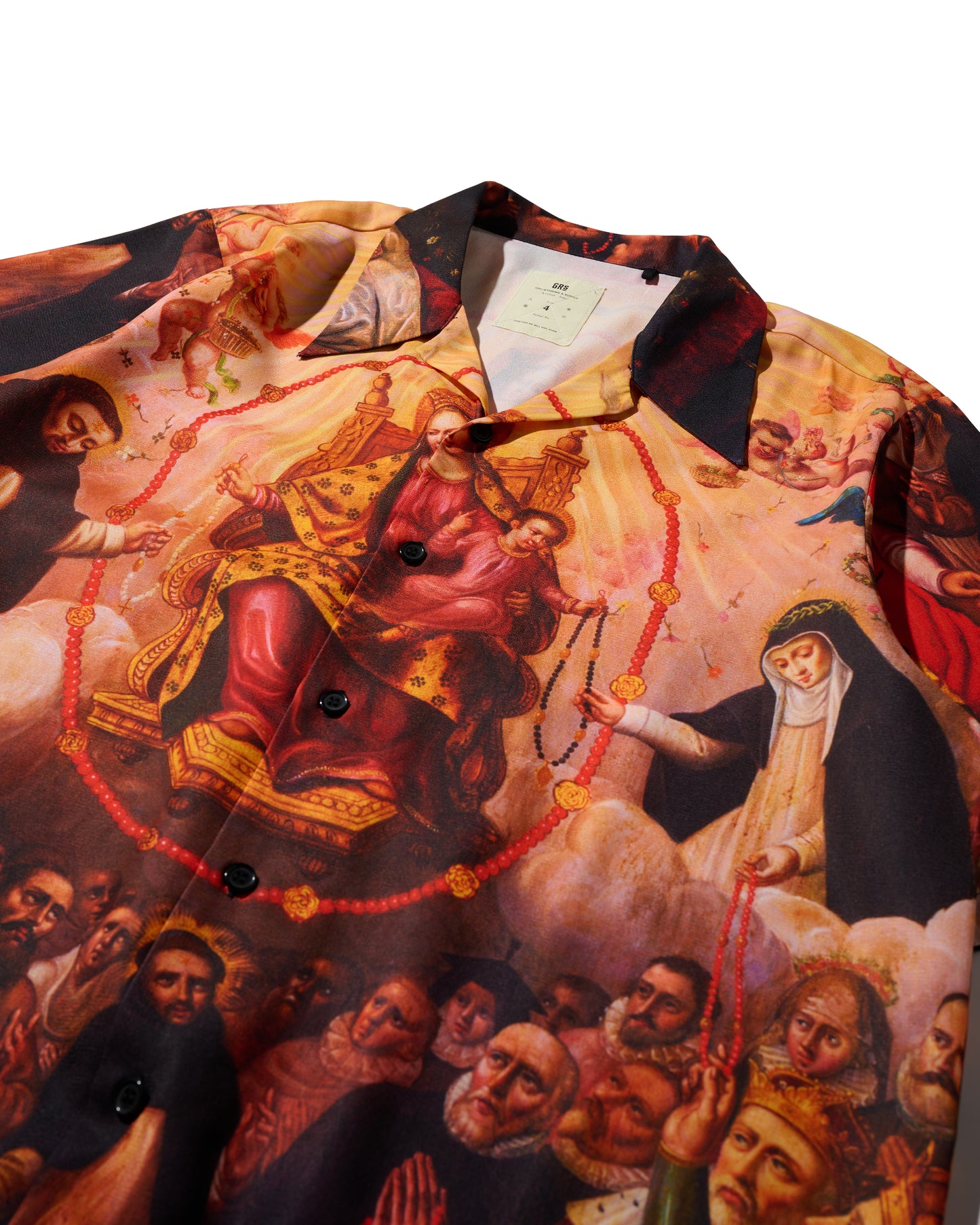 GRS LADY OF THE ROSARY OPEN COLLAR SHIRT