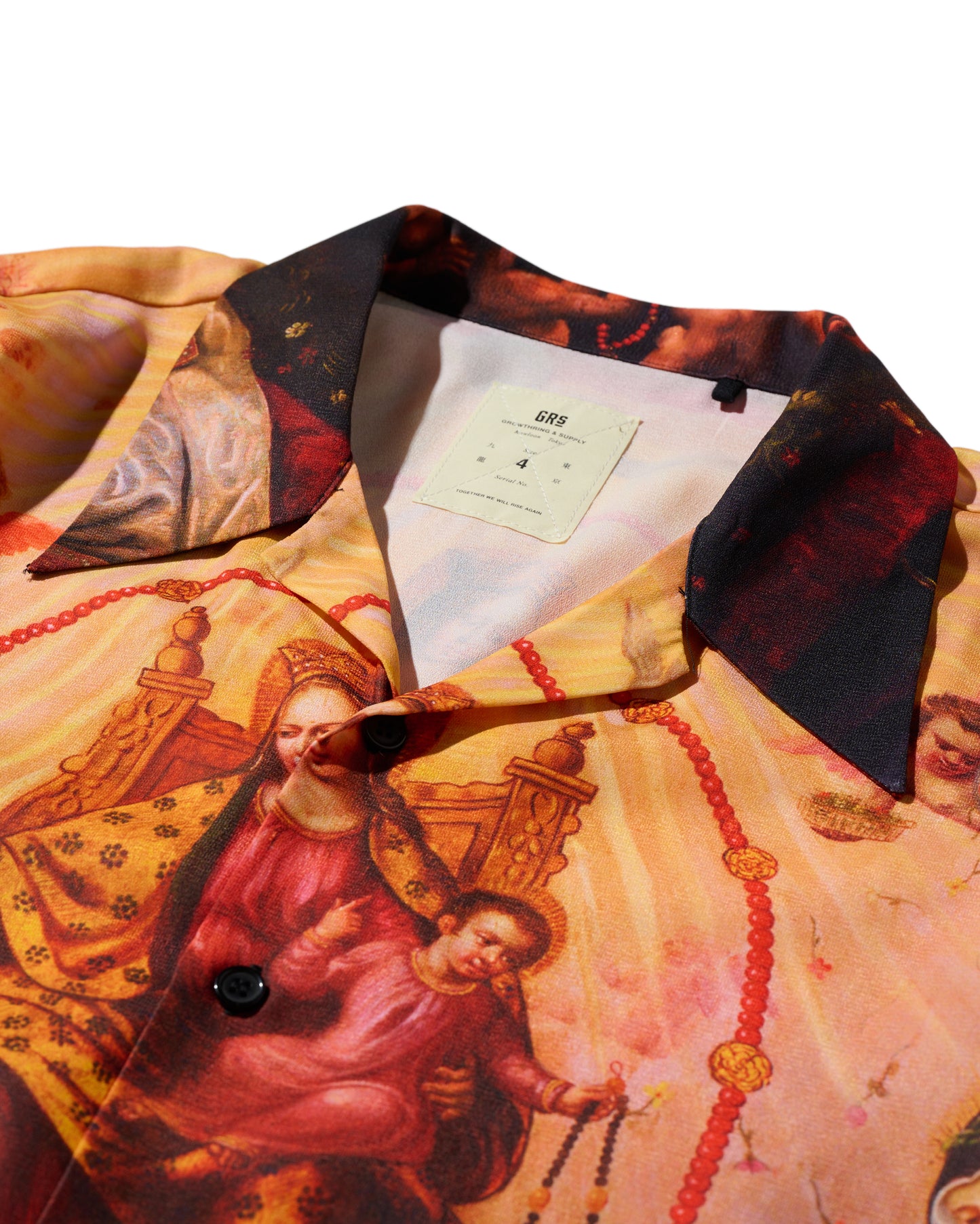 GRS LADY OF THE ROSARY OPEN COLLAR SHIRT