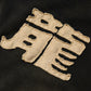 GRS FADED DISTRESSED RED KOWLOON TEE  - WHITE ON BLACK