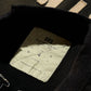 GRS FADED DISTRESSED RED KOWLOON TEE  - WHITE ON BLACK