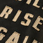 GRS FADED DISTRESSED RED KOWLOON TEE  - WHITE ON BLACK