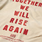 GRS FADED DISTRESSED KOWLOON TEE - RED ON WHITE
