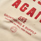 GRS FADED DISTRESSED KOWLOON TEE - RED ON WHITE