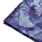 DRAGON & TIGER OVERPRINT CREPE SHIRT / INDIGO BLUE
