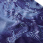 DRAGON & TIGER OVERPRINT CREPE SHIRT / INDIGO BLUE
