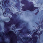 DRAGON & TIGER OVERPRINT CREPE SHIRT / INDIGO BLUE