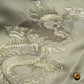 DOUBLE DRAGON OVERPRINT CREPE SHIRT / SAGE GREEN
