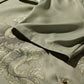 DOUBLE DRAGON OVERPRINT CREPE SHIRT / SAGE GREEN