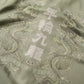 DOUBLE DRAGON OVERPRINT CREPE SHIRT / SAGE GREEN