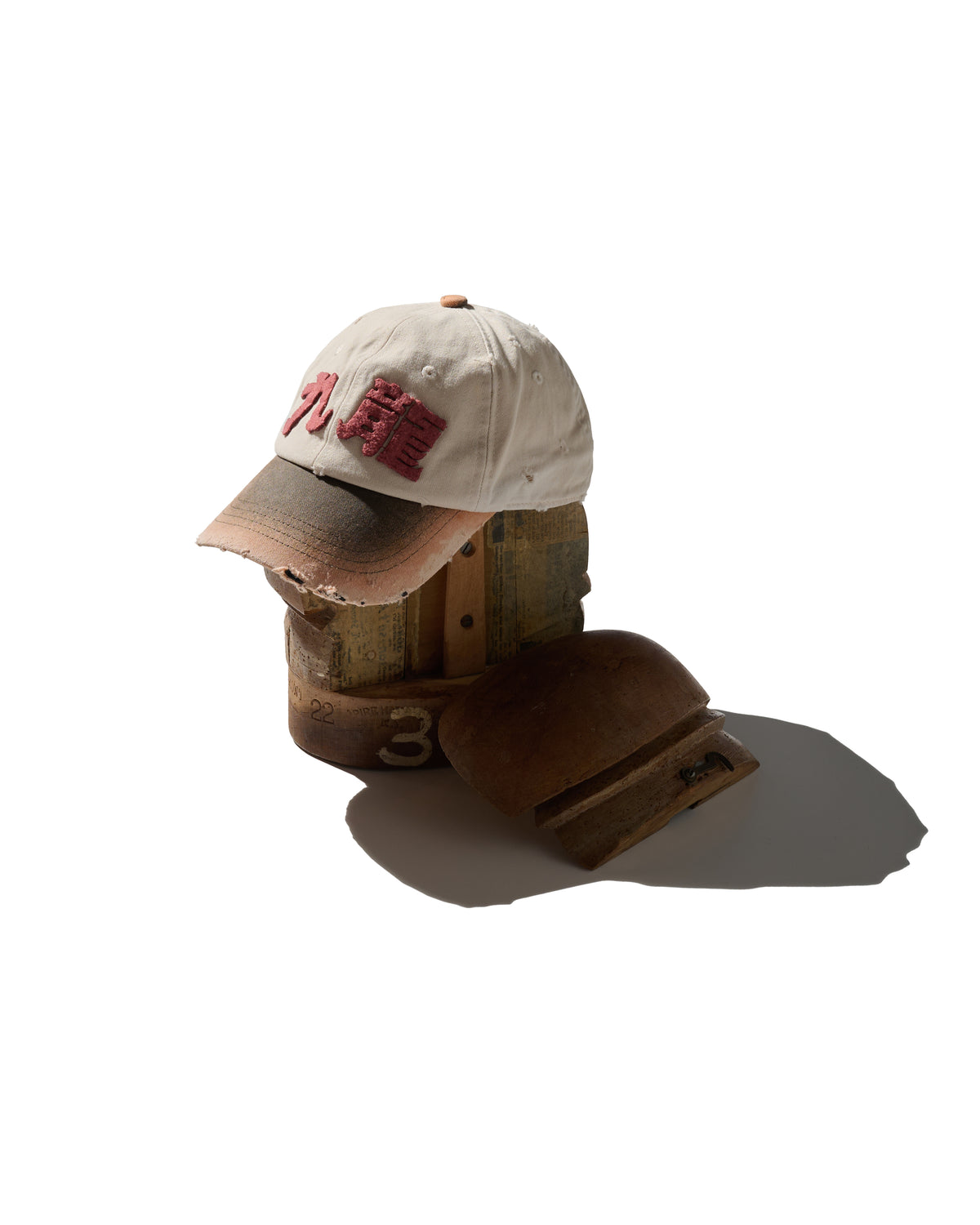 SUN FADED DISTRESSED “KOWLOON” TWO TONE CAP / DIRTY PINK
