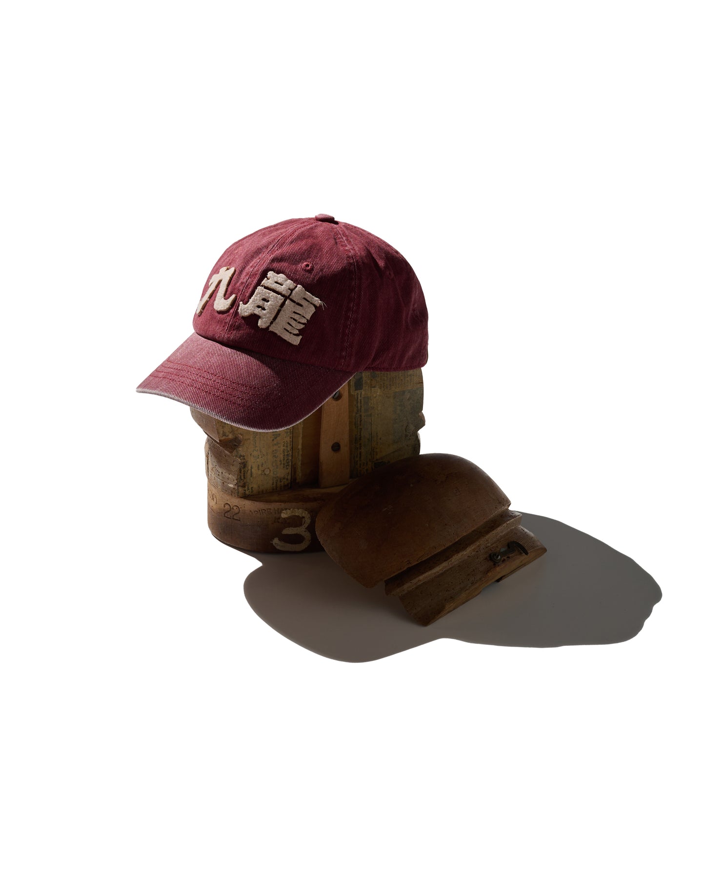 GRS FADED WASHED QUILTED KOWLOON CAP / RED