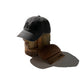GRS FADED WASHED QUILTED KOWLOON CAP / BLACK ON WHITE