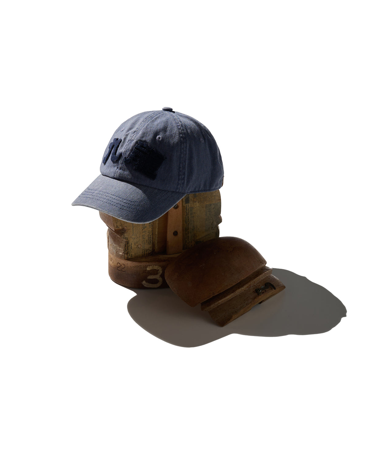 GRS FADED WASHED QUILTED KOWLOON CAP / INDIGO